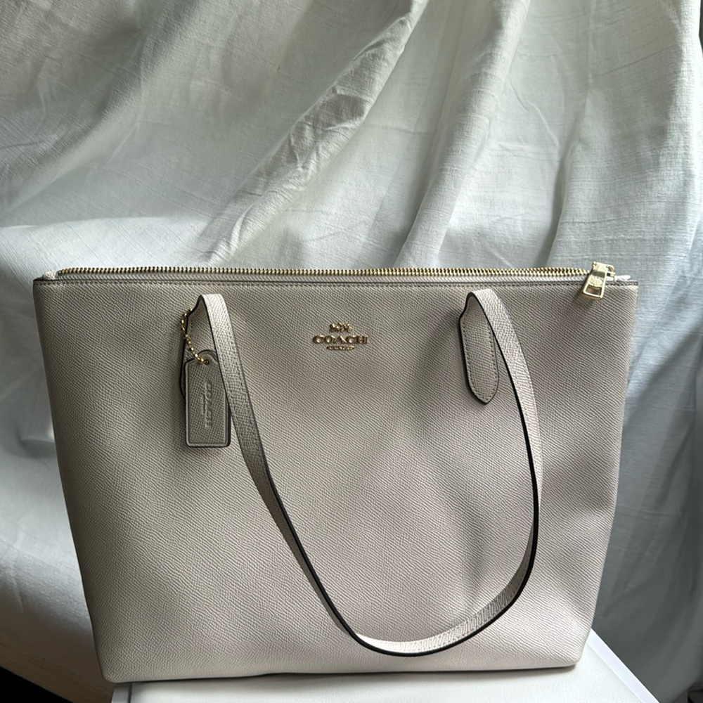 COACH zip tote bag